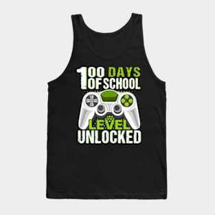 Video Gamer Student 100th Day Teacher 100 Days of School Tank Top